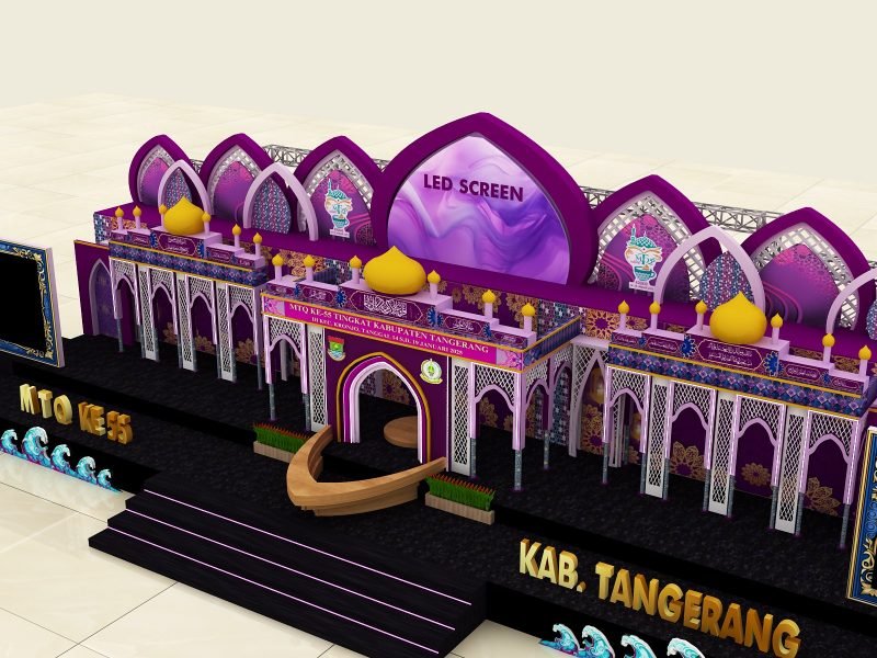 Design Arena Utama MTQ ke-55 Tingkat Kabupaten Tangerang