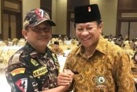 Mohammad Ekoriadi, SH yang juga ketua FKPPI bersama Jenderal TNI (Purn) Agum Gumelar salam satu acara
