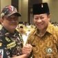 Mohammad Ekoriadi, SH yang juga ketua FKPPI bersama Jenderal TNI (Purn) Agum Gumelar salam satu acara 