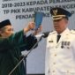 Dr Andi Ony saat dilantik sebagai Penjabat Bupati Tangerang 17 bulan lalu oleh PJ Gubernur Al Muktabar 