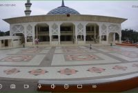 Jelang Ramadhan 1446 H pengurus DKM melakukan penataan Masjid Agung Al Amjad masjid kebanggaan warga Kabupaten Tangerang