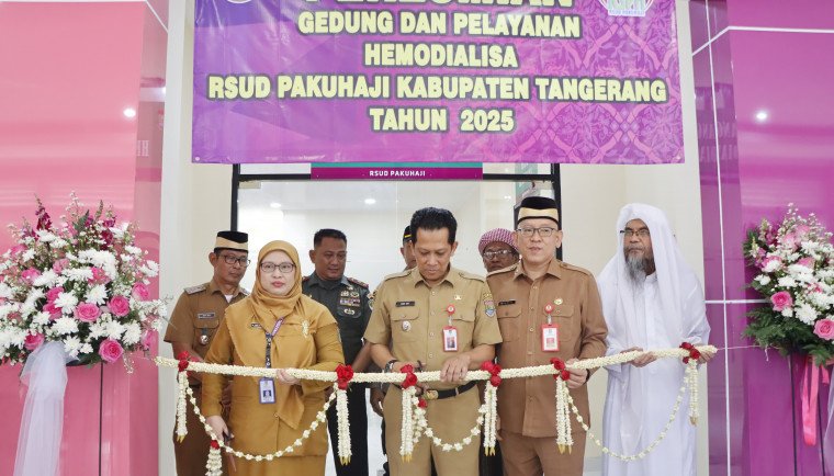 Pj Bupati Andi Ony meresmikan Pelayanan Hemodialisa RSUD Pakuhaji