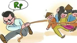 Ilustrasi Rentenir menjerat rakyat miskin 