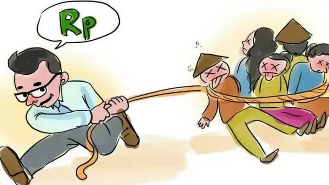 Ilustrasi Rentenir menjerat rakyat miskin 