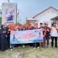 Pengurus DPC PKS Kecamatan Jambe berpose usai bagikan takjil buka puasa Ramadhan 1446 H