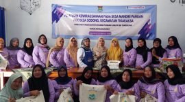 Foto dokumentasi 2024 ; Sebanyak 25 anggota Pemberdayaan dan Kesejahteraan Keluarga (PKK) Desa Sodong, Kecamatan Tigaraksa, Kabupaten Tangerang, mengikuti acara yang diadakan DPKP Kabupaten Tangerang pada Selasa (27/8/2024).