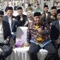 Sekretaris Daerah sekaligus Ketua Umum LPTQ Cilegon, Maman Mauludin bersama jajaran pejabat saat menghadiri MTQ XXII Tingkat Provinsi Banten, Sabtu 26 April 2025