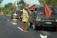 Foto Ilustrasi permintaan Sumbangan di Jalan Raya