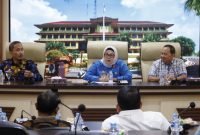 Wabup Tangerang Intan Nurul Hikmah menerima kunjungan kerja para Anggota DPRD Banten asal wilayah Tangerang Raya