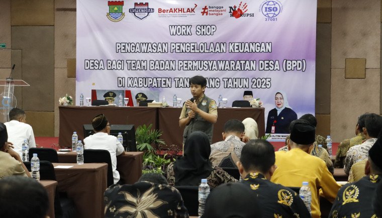 Ratusan anggota BPD se-kabupaten Tangerang mengikuti workshop Inspektorat Kabupaten Tangerang 