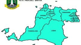 Peta Wilayah Provinsi Banten 