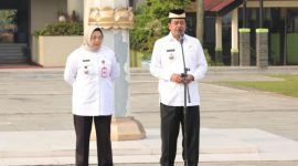 Bupati Tangerang Maesyal Rasyid dan Wakil Bupati Tangerang Intan Nurul Hikmah 