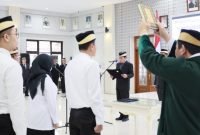 Prosesi Pelantikan Pejabat Pemkab Tangerang oleh Bupati Tangerang Maesyal Rasyid