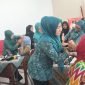 Peserta Lomba Merias Wajah HUT RI ke-80 Tingkat Kecamatan Tigaraksa sedang menunjukan kepiawaiannya