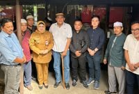 Usai acara Wakil Bupati Tangerang Intan Nurul Hikmah berpose bersama dengan perwakilan pedagang pasar cisoka