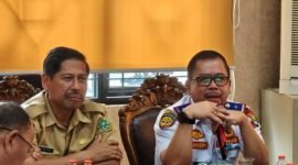 Jainudin, Kadishub Kabupaten Tangerang menghadiri Rapat Evaluasi Kepgub Nomor 567 tahun 2025 yang digelar di Kantor Dinas Perhubungan Provinsi Banten, Selasa (11/11/2025)
