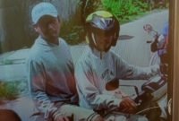 Screenshot vidio CCTV yang diduga pelaku curanmor disiang hari didepan Warung Madura Kp Ranca Sadang RT 18/06 Desa Tapos Kecamatan Tigaraksa Kabupaten Tangerang