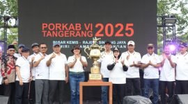 Pembukaan Porkab VI dibuka Wakil Bupati Tangerang Intan Nurul Hikmah pada Sabtu (08/11/2025)