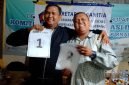 Heri nomor urut 1 dan Anoy nomor urut 2, Calon Ketua KWRI Kabupaten Tangerang (Sumber foto ; Antari)