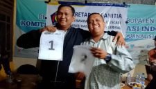 Heri nomor urut 1 dan Anoy nomor urut 2, Calon Ketua KWRI Kabupaten Tangerang (Sumber foto ; Antari)