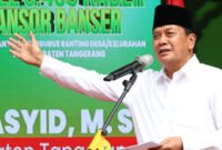 Bupati Tangerang H Moch Maesyal Rasyid 