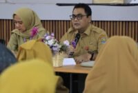 Dadan Gandana Kepala Dinas Pendidikan Kabupaten Tangerang menghadiri acara Sosialisasi Pelaksanaan Tes Kemampuan Akademik (TKA) Jenjang Sekolah Dasar (SD) Tahun 2026 di Aula Kitri Bakti pada Selasa (24/02/2026).