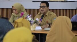 Dadan Gandana Kepala Dinas Pendidikan Kabupaten Tangerang menghadiri acara Sosialisasi Pelaksanaan Tes Kemampuan Akademik (TKA) Jenjang Sekolah Dasar (SD) Tahun 2026 di Aula Kitri Bakti pada Selasa (24/02/2026).