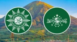 Logo ormas Islam besar di Indonesia yaitu NU dan Muhammadiyah 
