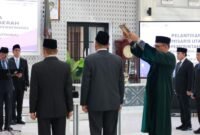 Proses Pelantikan 2 pejabat Pemkab Tangerang menjadi komisaris utama pada BUMD PT BPR KRG dan PT MKR (Perseroda)