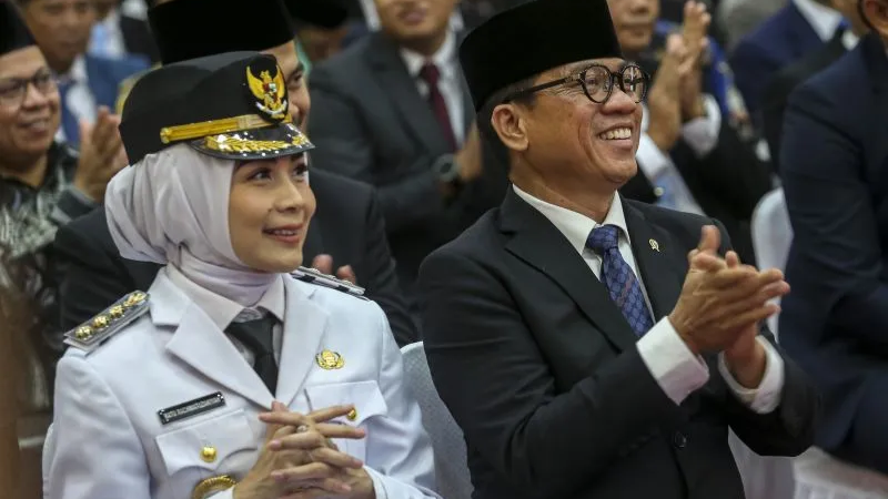 Bupati Serang bersama Mendes PDT Yandri Susanto 