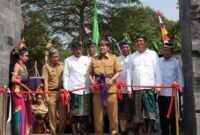 Prosesi peresmian Pura yang berlokasi di Desa Sodong Kecamatan Tigaraksa Kabupaten Tangerang 