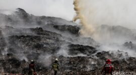 Sampah di TPA Jatiwaringin Kabupaten Tangerang (foto ; detik.com)
