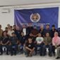 Usai rapat anggota PWI Kabupaten Tangerang berpose bersama 