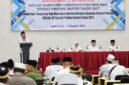 Muhamad Iqro sekretaris LPTQ Kabupaten Tangerang yang juga Kasubag TU Kemenag menyampaikan laporan seputar seleksi peserta MTQ Banten 