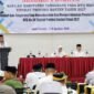 Muhamad Iqro sekretaris LPTQ Kabupaten Tangerang yang juga Kasubag TU Kemenag menyampaikan laporan seputar seleksi peserta MTQ Banten 