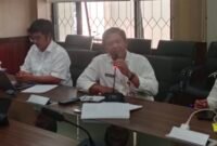 Kepala Bappeda Erwin Mawandi dan Kepala DLHK Ujat Sudrajat saat menghadiri RDP dengan Komisi IV DPRD Kabupaten Tangerang, Rabu (2/9/2026)